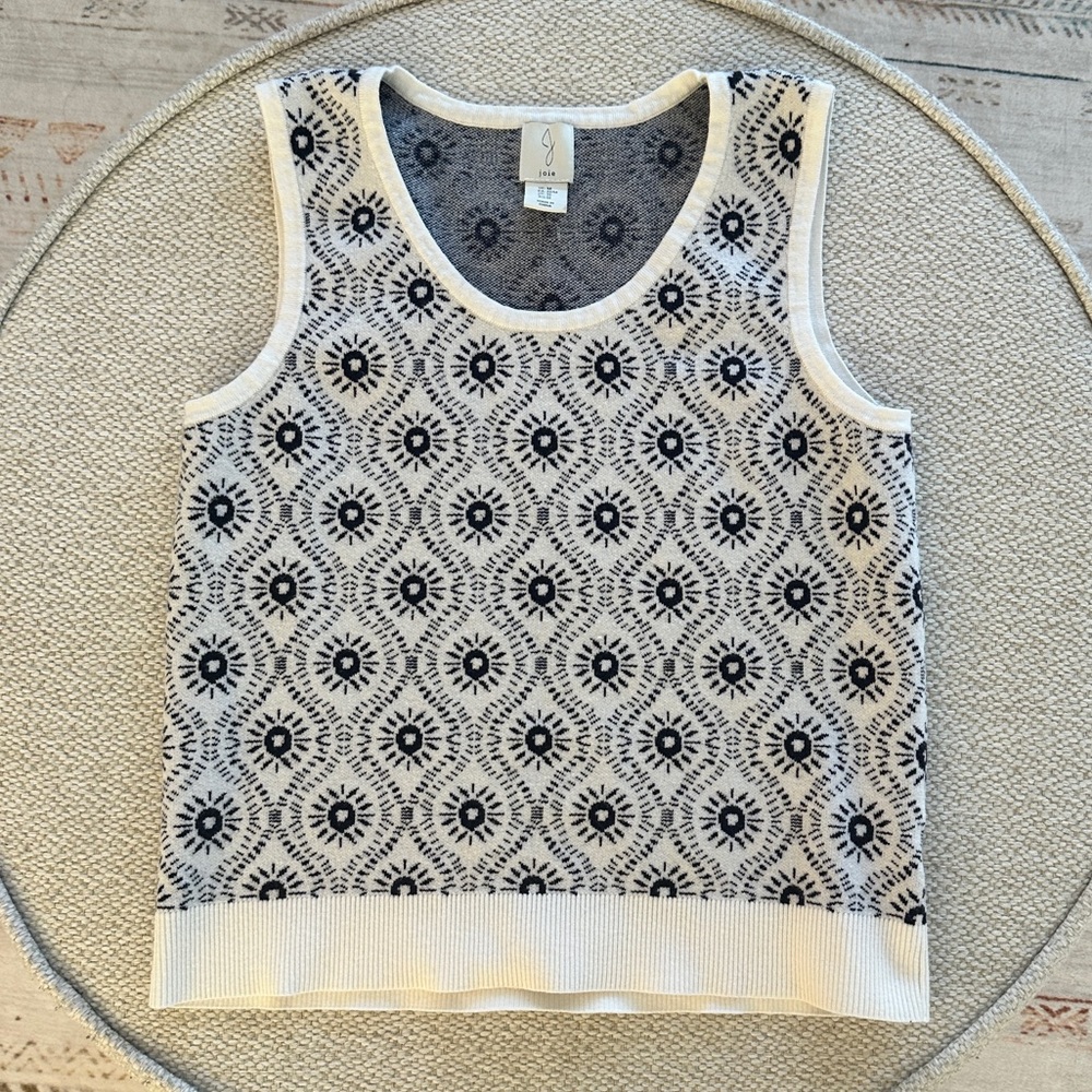Joie Sleeveless Knit Pullover Top